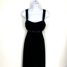 Vintage Connected Apparel Whimsigoth High Low Dress Size 6 Black Gothic Sheer