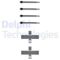 Delphi LX0003 ZubehöRset, Scheibenbremsbelag FüR Alfa Romeo, Audi, Mercedes-Benz