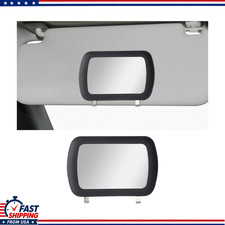 Clip-on Sun Visor Vanity Mirror Automotive Makeup Universal Blackcolor Black Clip-on Sun Visor Vanity Mirror Automotive Makeup Universal Blackcolor Black
