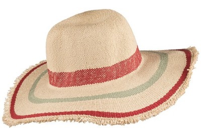 Scippis Matara Strohhut Cherry-Natur   Auffälliger Sommerhut | Stylisch & leicht
