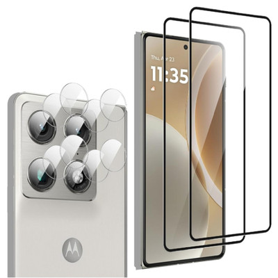 For Motorola Razr Fold Tempered Glass Protection film,Screen +Round Camera Case
