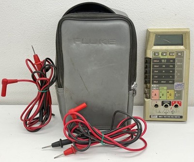Vintage Fluke 8060A True RMS Digital Multimeter + Leads & Bag UNTESTED
