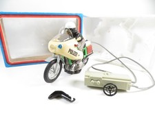 HUKI Renn Motorrad mit Fernbedienung Polizei BMW R 75/6 Vintage 