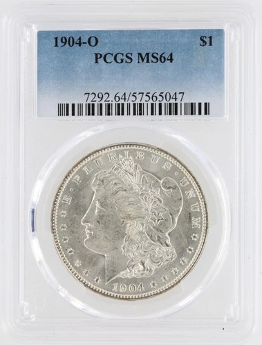 1904-O Morgan Silver Dollar PCGS MS64 S$1 New Orleans Minted No Reserve