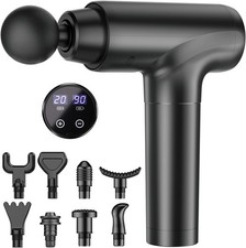 Massage Gun Deep Tissue 20 Speeds Cordless Handheld Neck Back & Muscle Massager