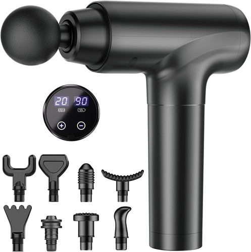 Massage Gun Deep Tissue 20 Speeds Cordless Handheld Neck Back & Muscle Massager