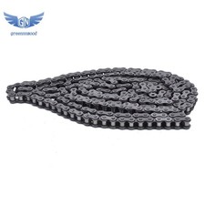 10-Foot 40 Roller Chain Heavy-Duty Carbon Steel with 2 Connecting Links