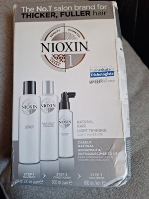 Nioxin System 3Set Shampoo Contioner Treatment gegen AUSDÜNNUNG Neu