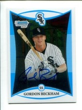 2008 Bowman Draft Prospects - Chrome #BDPP118  Gordon Beckham ⚾ Auto