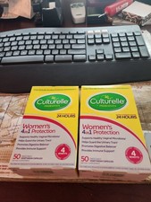 Lot Of 2! Culturelle Probiotics Women's 4 in 1 Protection 100totalVegetarian Cap