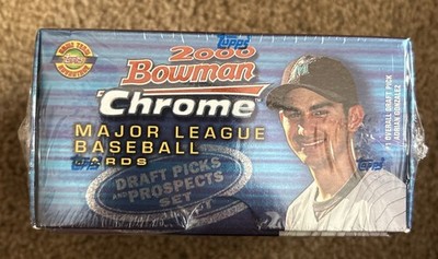 2000 Bowman Chrome Draft Picks & Prospects Baseball Factory Set Sealed