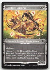 MTG Sunblade Samurai (Showcase) C Kamigawa: Neon Dynasty 315 LP