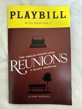 Reunions at NYCC Playbill 2025 - Courtney Reed, Chip Zien, Joanna Glushak etc.