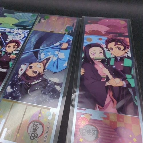 Candy Toy Sticker Seal Demon Slayer: Kimetsu No Yaiba Long Bundle X 7 - Picture 4 of 6