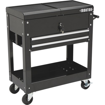 #ad #ad Ironton 2 Drawer Tool Cart 30 1 2in.L x 14 1 2in.W x 33in.H 350 Lb. Capacity $148.99