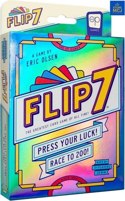USAOPOLY Flip 7 Fast-Paced Strategy Card Game, Push-Your-Luck Fun