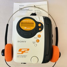 Sony Walkman WM-FS555 Sports Cassette Player - New Belt - Reconditioned