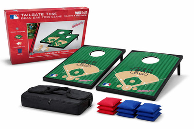 Wild Sports MLB Baseball Field Tailgate Toss Game Bean Bag Toss Cornhole 6MLB-1