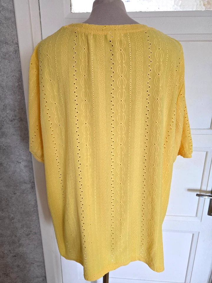 HAUT JAUNE DAMART TAILLE 50/52 NEUF - Photo 3/3