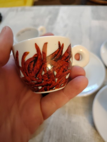 (5) 2000 Francis Ford Coppola Illy Espresso Cups and Saucers Set Of 5 - Picture 10 of 22