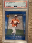 BRADY RC PSA 2000 Upper Deck Tom Brady Rc #254  PSA 8