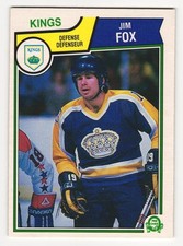 1983-84 O-Pee-Chee Jim Fox #154 Kings