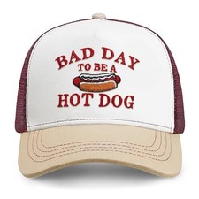 Snapback Trucker Hat  Embroidered Adjustable Breathable Mesh Baseball Cap for