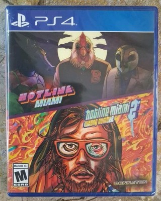 Hotline Miami + Hotline Miami 2: Wrong Number - PlayStation 4 PS4 **BRAND NEW**