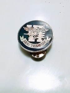 SEAL TEAM SIX Eagle Lapel Pin Pinback Button Clutch-Back