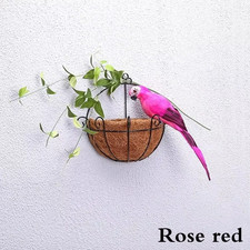 25/35Cm Handmade Simulation Parrot Creative Feather Lawn Figurine Ornament Anima