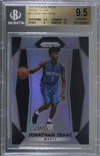 2017-18 Panini Prizm Silver Prizm Jonathan Isaac #73 BGS 9.5 GEM MINT 1s6