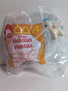 1996 Disney Hercules McDonalds Happy Meal Toy Baby Pegasus & Lava Titan #4