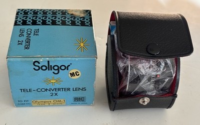 Soligor Auto Tele Converter 2X for Olympus OM-1, Box & Case | eBay