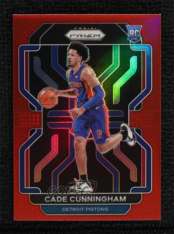 2021-22 Panini Prizm Red Prizm /299 Cade Cunningham #282 Rookie RC