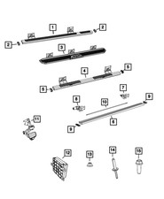 Genuine Mopar Rear Step Kit 82216598ac Genuine Mopar Rear Step Kit 82216598ac