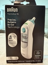 Braun ThermoScan 5 Ear Thermometer, ExacTemp Stability New Open Box
