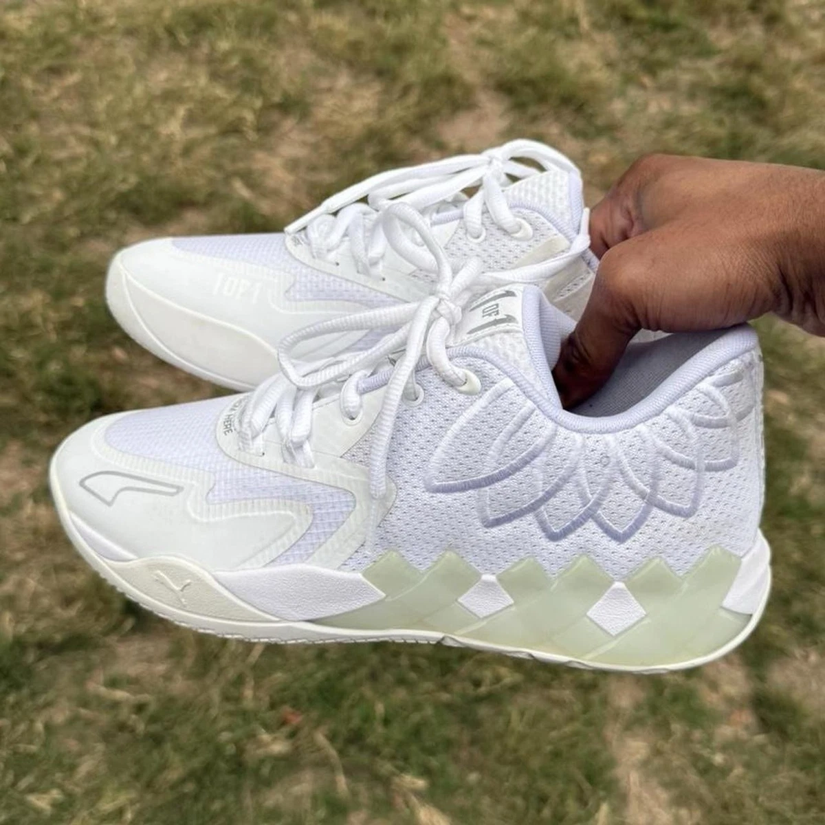 Puma MB.01 Lo Team Colors - Triple White for sale | eBay
