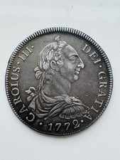 1772 8 Reales Silver β Charles III β Lima βLIMAEβ JM β 27.17g β Spanish Colonial