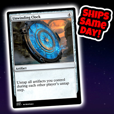 Unwinding Clock - Custom Art Magic: The Gathering Playtest Card - Commander EDH