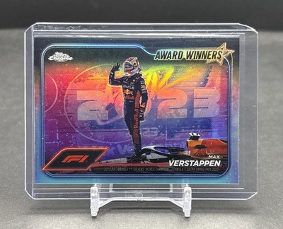 2024 TOPPS CHROME FORMULA 1 #183 Max Verstappen Award Winners Refractor