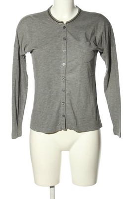 SELECTION BY S.OLIVER Longsleeve Damen Shirt Gr. DE 34 hellgrau Casual-Look