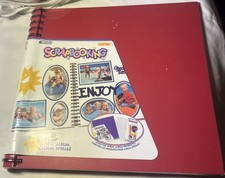 VNT 2002 Memories Forever Scrapbooking 10"x10" Classic Spiral 80 Page Album Red