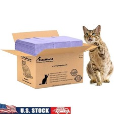 50 Cat Litter Pads Disposable Odor Control Super Absorbent Easy Cleanup Durable