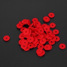 90 St&uuml;ck Klavierringdichtungen Aus Weicher Wolle Kleine Rote