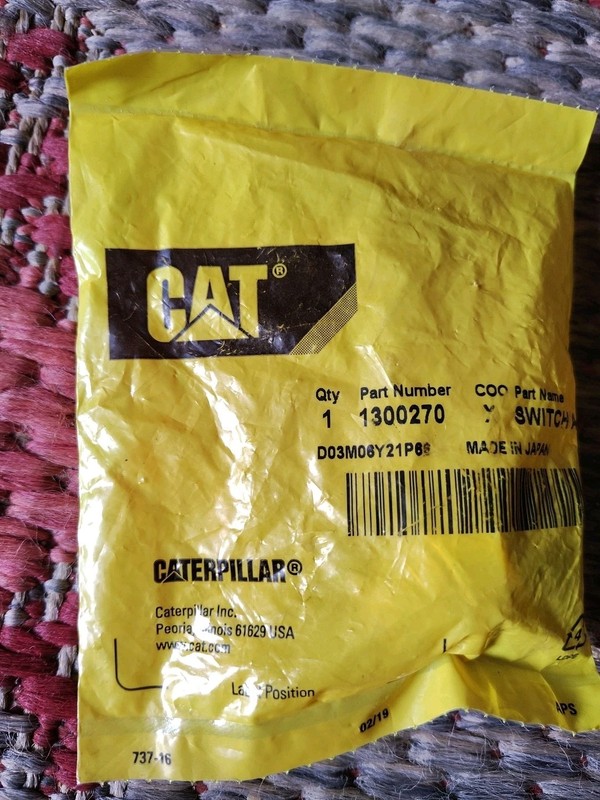 1300270 Switch As Pressure Fits Caterpillar Models OEM Cat Part