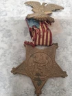 1869 Civil War Grand Army of the Republic Medal Membership Badge