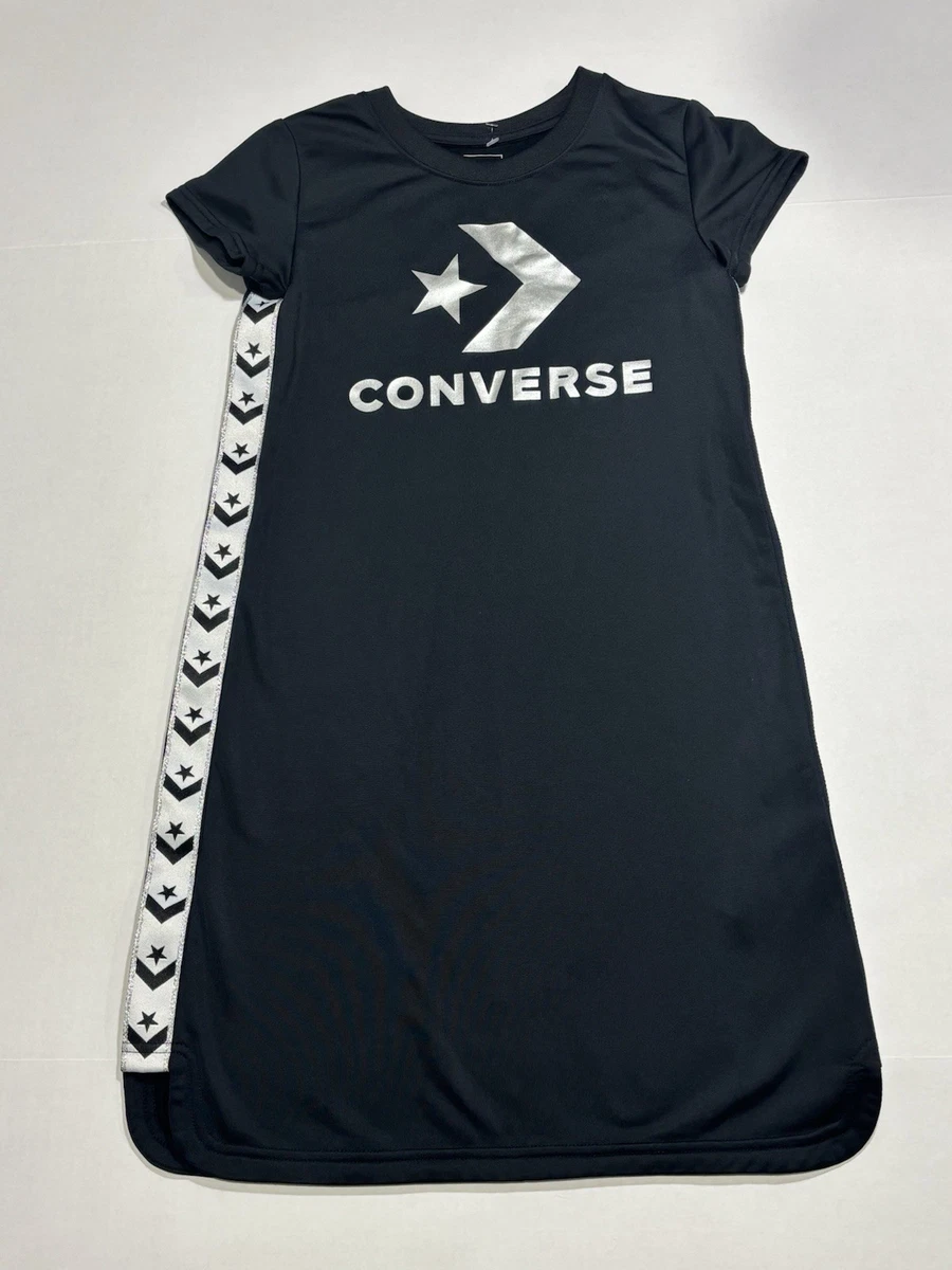 converse jersey dress Baby Girls' Dresses Featuring cascading jersey details