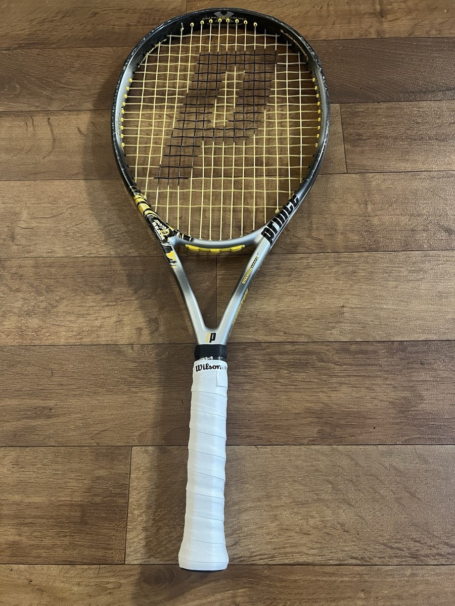 【希少・美品】Prince THUNDER ウルトラライトチタニウム Prince Thunder Ultra Lite Longbody Titanium Tennis Racket 4 3/8