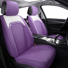 Aierxuan Diamond Bling Car Seat Covers for Women Waterproof Leather Universal...