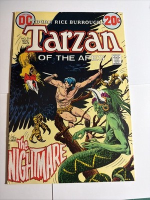 TARZAN #214 *HIGH GRADE!* (DC, 1972)  JOE KUBERT ART!  LOTS OF PICS!